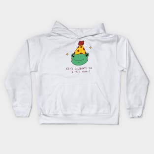 Let's celebrate the little things! Kids Hoodie